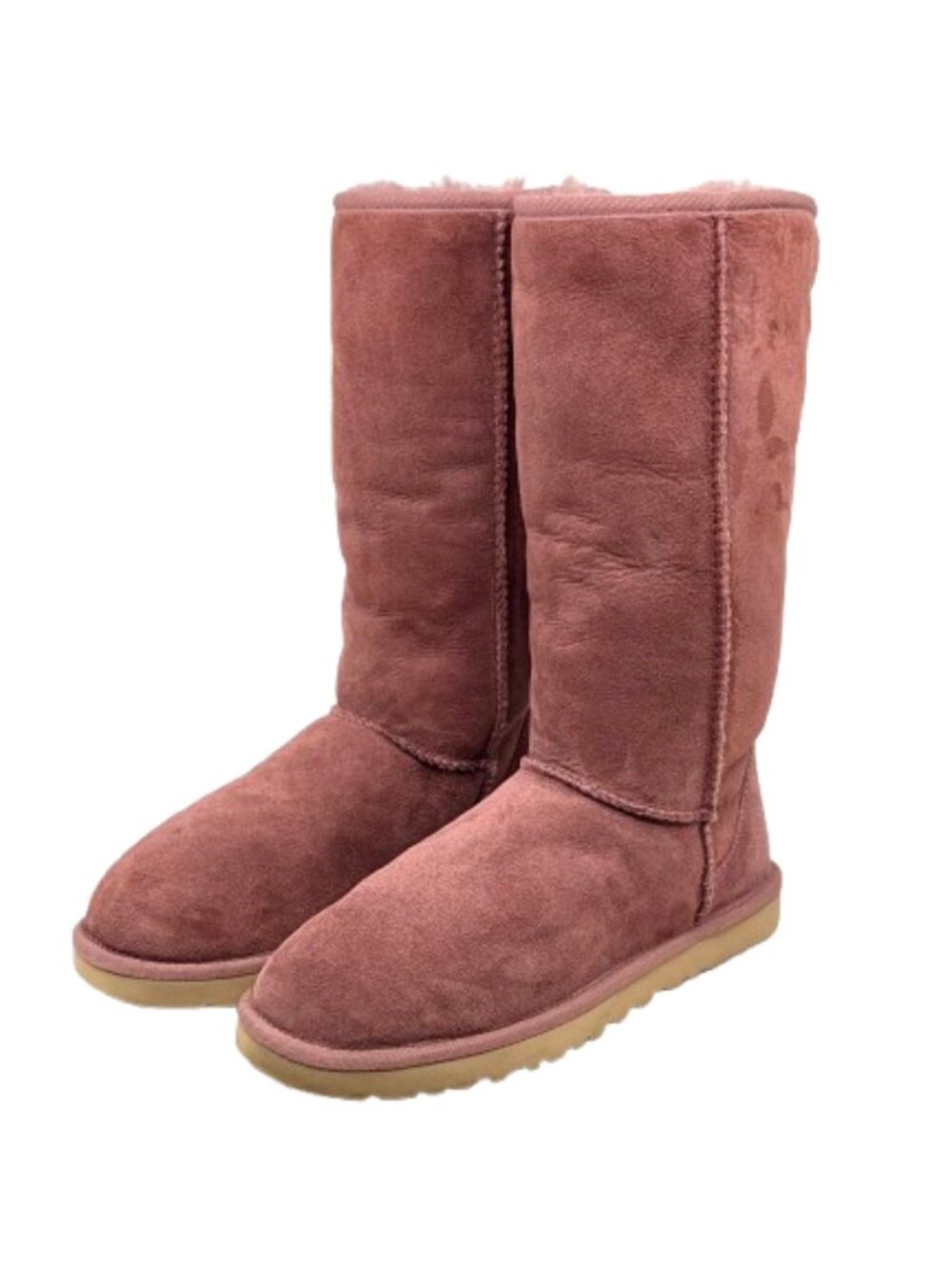 UGG Australia~ Classic Tall, WOMEN'S SHEARLING BOOTS in PLUM WINE Size 9